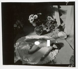 ANDRÉ DE DIENES Vintage Photo 1950s - 1960s Artistic Nude Study