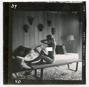 ANDRÉ DE DIENES Vintage Photo 1950s - 1960s Artistic Nude Study