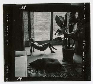 ANDRÉ DE DIENES Vintage Photo 1950s - 1960s Artistic Nude Study