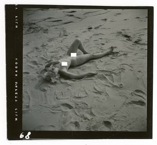 ANDRÉ DE DIENES Vintage Photo 1950s - 1960s Artistic Nude Study