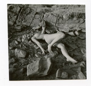 ANDRÉ DE DIENES Vintage Photo 1950s - 1960s Artistic Nude Study