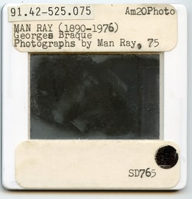 Vintage Art Quality Slide Photograph MAN RAY Georges Braque