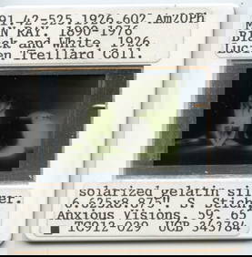 Vintage Art Quality Slide Photograph MAN RAY Black and White (1 of 2)