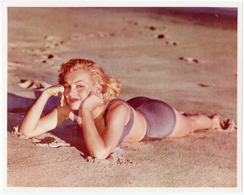 Photo in AGFA Paper of  MARILYN MONROE 10" x 8"