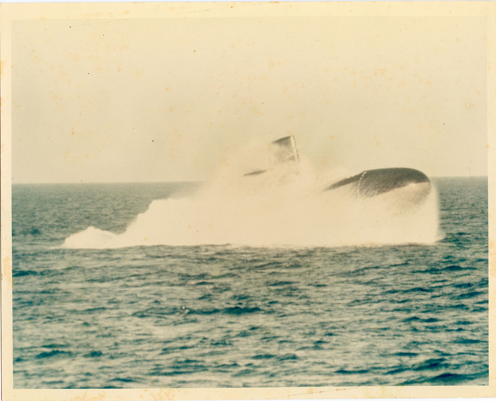 Vintage Original Photo USS Nuclear Submarine 10" x 8" (1 of 2)