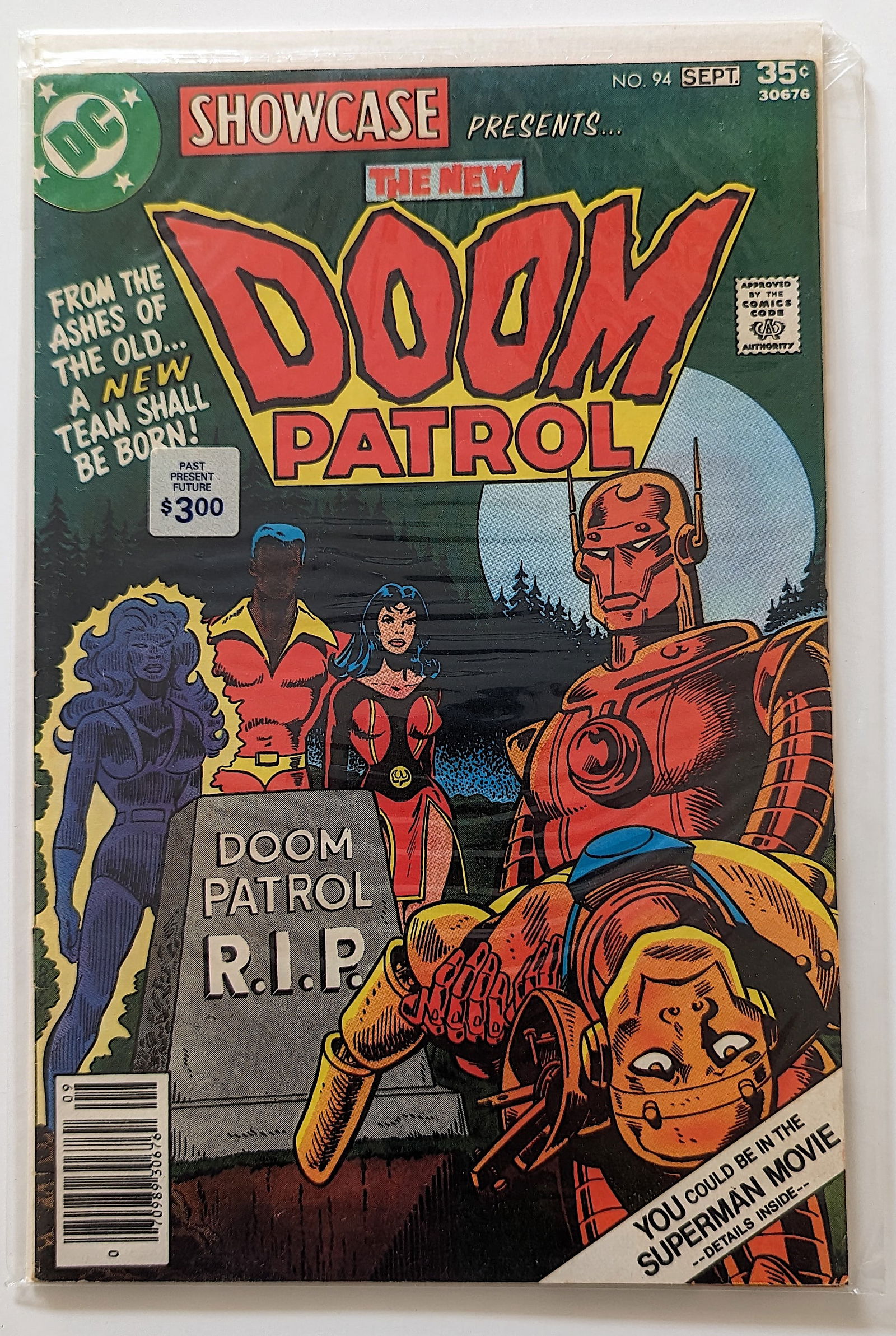 Vintage DC Comic DOOM PATROL No. 94 (1 of 1)