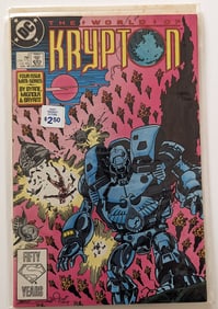 Vintage DC Comic Krypton, Jan. 1988