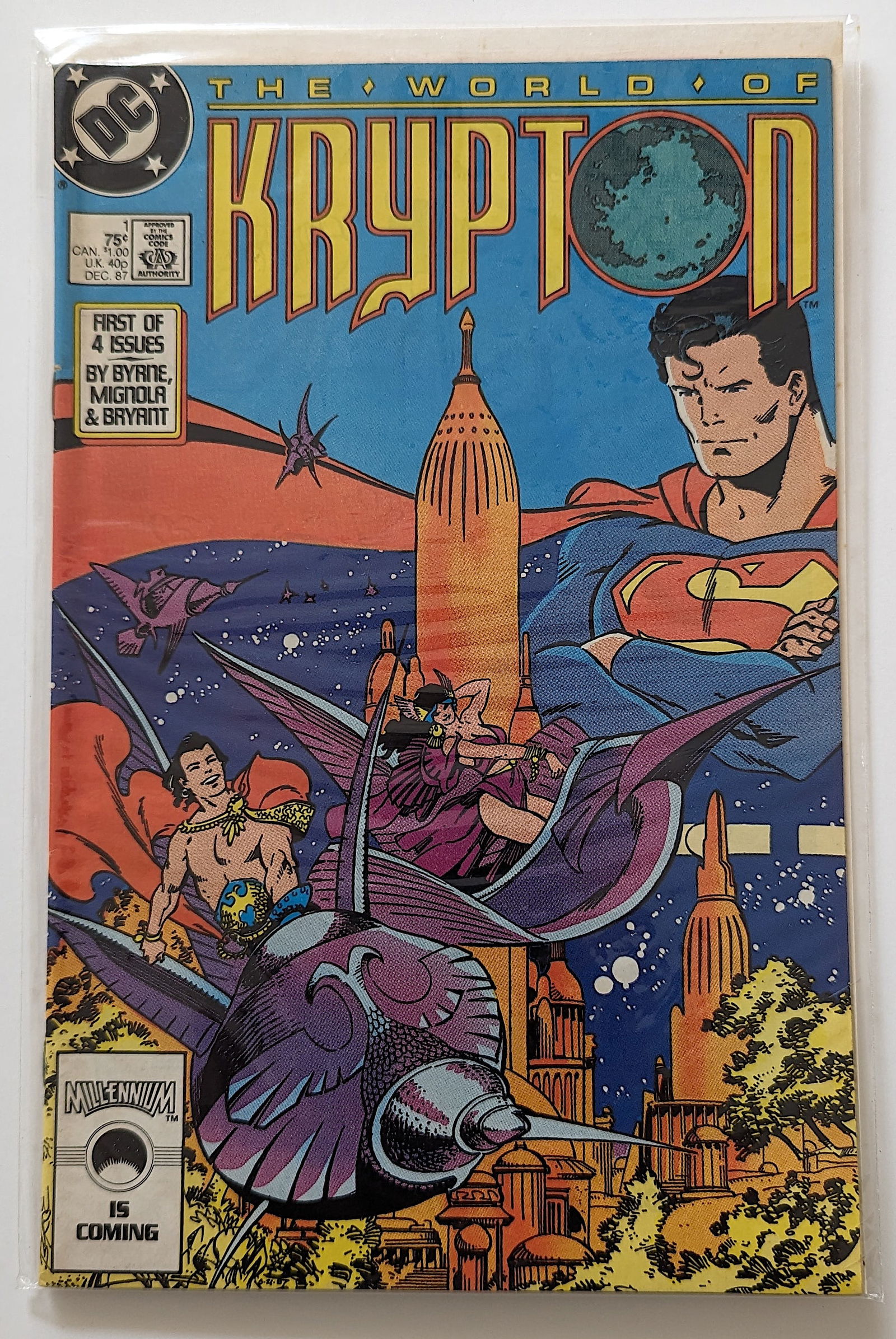 Vintage DC Comic Krypton, Dec. 1987 (1 of 1)