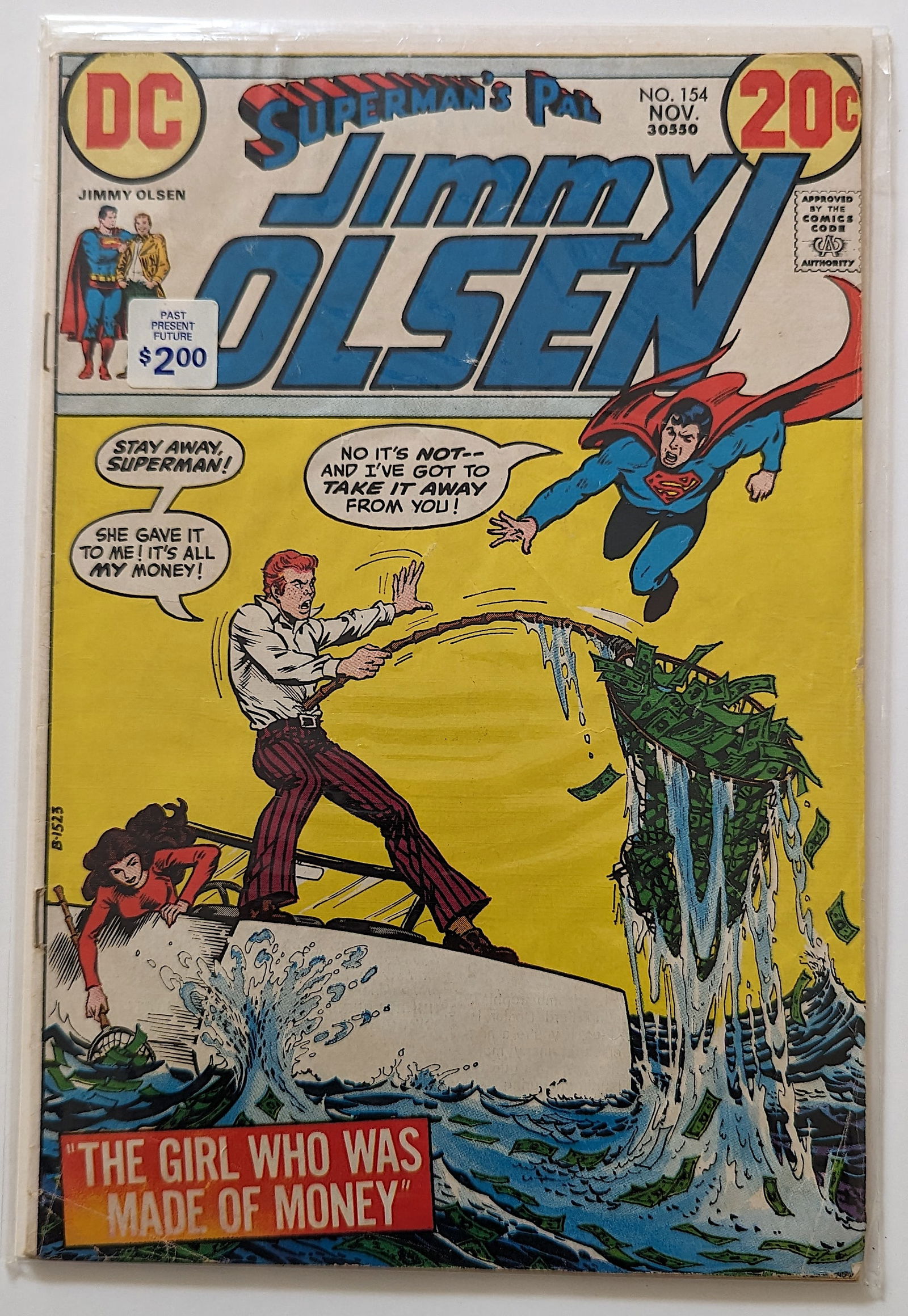 Vintage DC Comic Jimmy Olsen No. 154 (1 of 1)