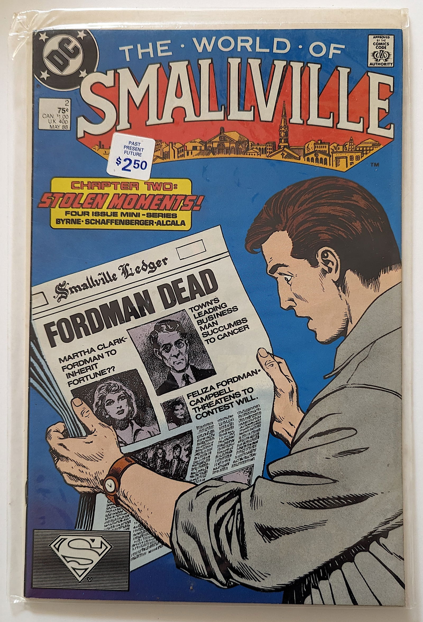 Vintage DC Comic The World Of Smallville, May 1988 (1 of 1)