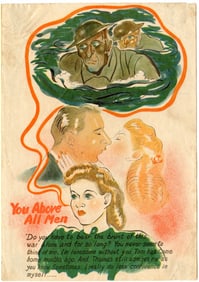 Original WWII Japanese Propaganda Leaflet Pacific War