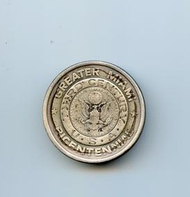1976 American Revolution Bicentennial / Miami FL Medal