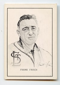 1950 Callahan HOF Baseball #32 Frankie Frisch