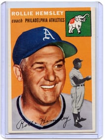 1954 Topps #143 Rollie Helmsley  Philadelphia Athletics