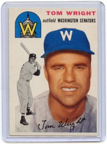 1954 Topps Tom Wright #140 Baseball Card
