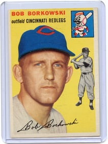 1954 TOPPS BOB BORKOWSKI #138 Baseball Card