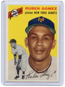 1954 Topps Baseball No 220 Ruben Gomez New York Giants