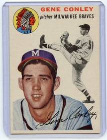 1954 TOPPS Gene Conley #59 Baseball Card
