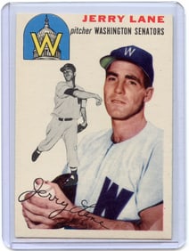 1954 Topps - Jerry Lane #97 Senators Baseball Card