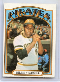 1972 Topps Willie Stargell # 447 Baseball Card Pittsburgh Pirates