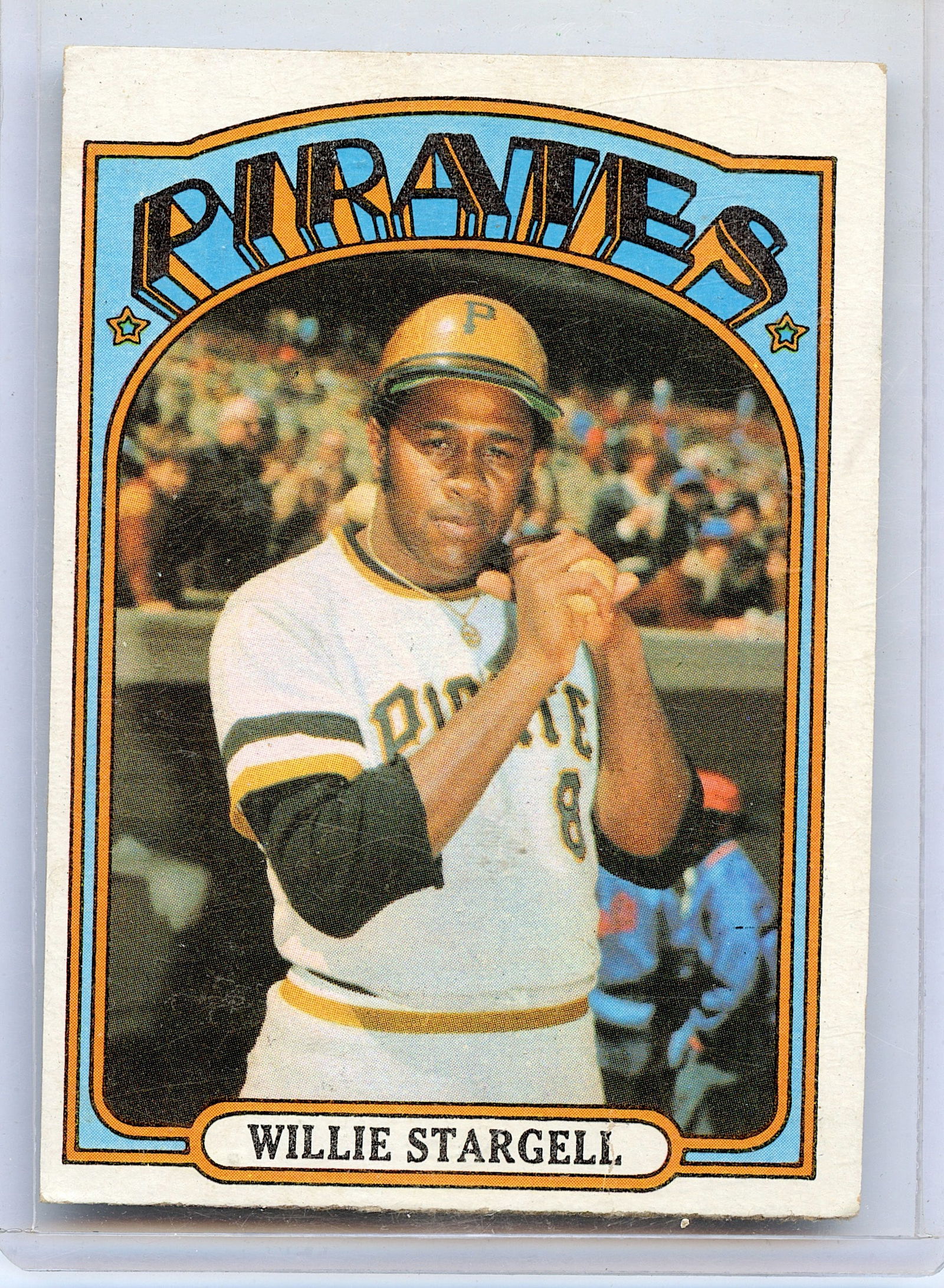 1972 Topps Willie Stargell # 447 Baseball Card Pittsburgh Pirates (1 of 2)