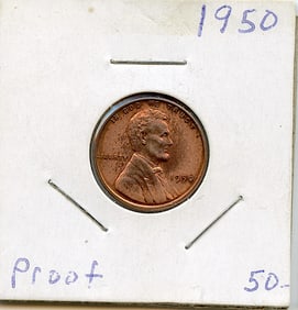 Currency Collectors 1950 Proof 1c Lincoln