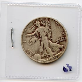 Currency Collectors 1942 Liberty Walking Silver Half Dollar