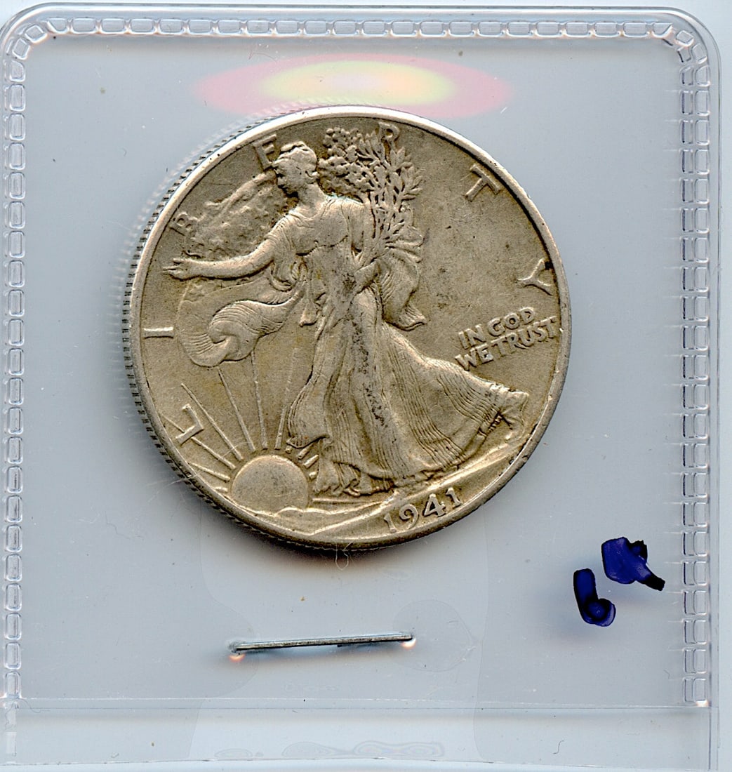 Currency Collectors 1941 Liberty Walking Silver Half Dollar: Provenance from a deceased Collector in South Florida. We have included quality images to show it's actual condition. This lot is located in Boca Raton, Fl and its shipment will be made directly by Ar