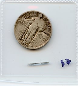 Currency Collectors 1930-M Silver Standing Liberty Quarter 25C