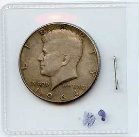 UNITED STATES - 1964  Kennedy Half Dollar - Silver