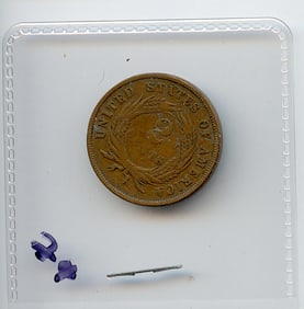Currency Collectors 1865 Two Cent Piece