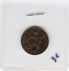 Currency Collectors United Kingdom ½ penny, 1905