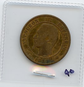 France 1853 10 Centimes Eagle  Napoleon III