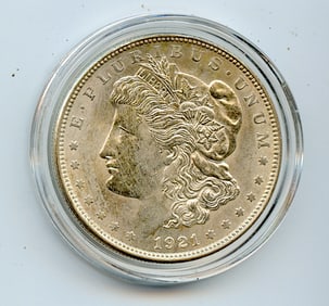 1921 Morgan Silver Dollar Collectors US$1