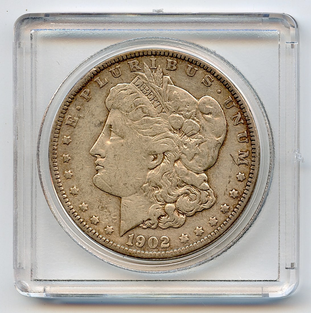 1902 Morgan Silver Dollar Collectors US$1: Provenance from a deceased Collector in South Florida. We have included quality images to show it's actual condition. This lot is located in Boca Raton, Fl and its shipment will be made directly by Ar