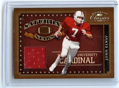 JOHN ELWAY 2006 DONRUSS  STARS STANFORD COLLEGE JERSEY 047/250