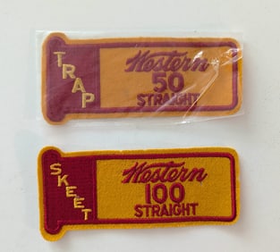 Vintage Set 2 Patches WESTERN Straight