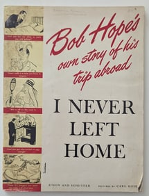 I Never Left Home - Bob Hope's Own Story of His Trip Abroad (1944) Magazine