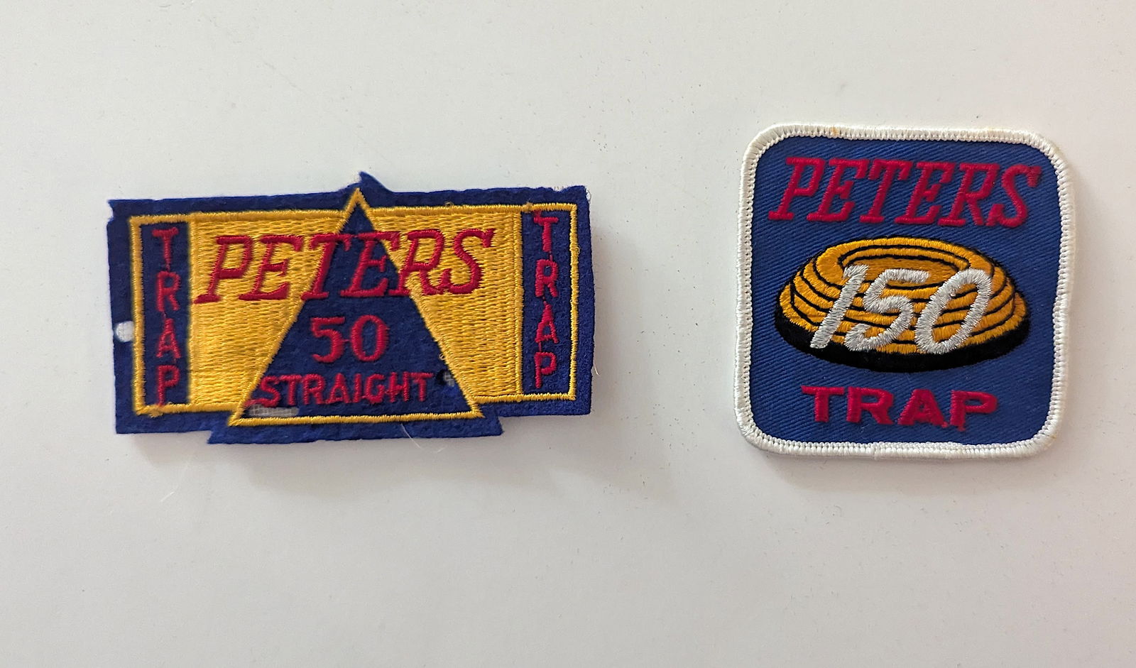 Vintage Set 2 Patches PETERS Trap (1 of 2)