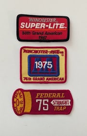 Vintage Set 3 Patches WINCHESTER & FEDERAL
