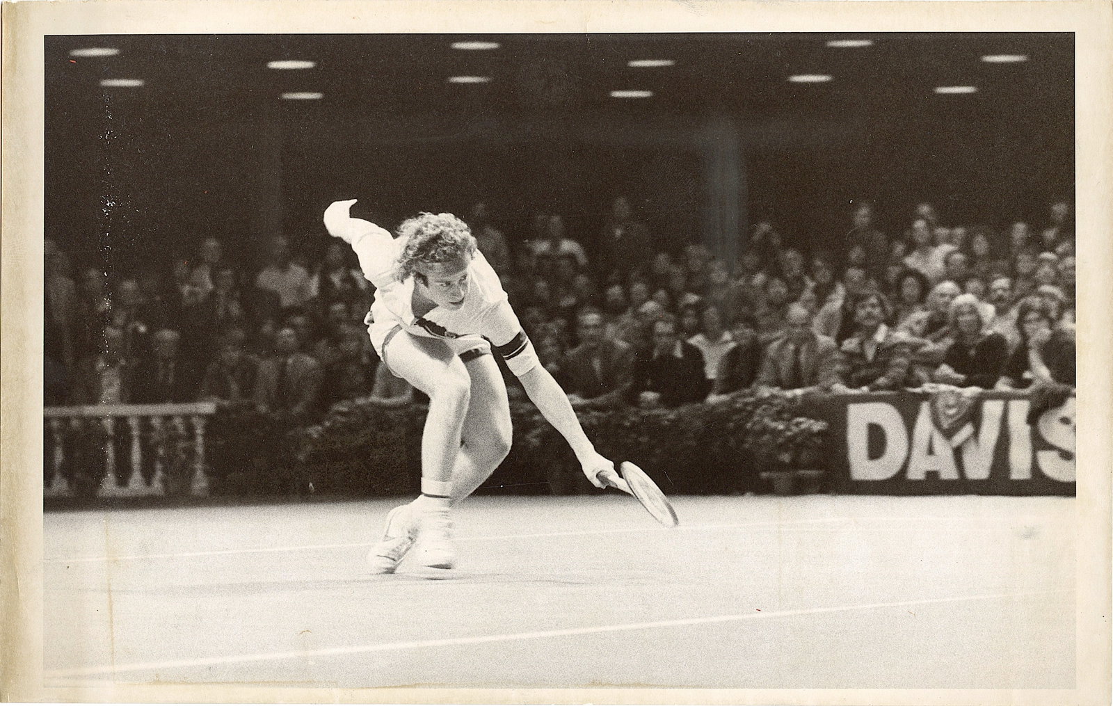 Original Vintage Iconic Press Photo Tennis JOHN McENROE, 1979: The provenance of this lot is from a quality collector in LA, California. We have included a quality scan to show it's actual condition.. This lot is located in Boca Raton, Fl and its shipment will be
