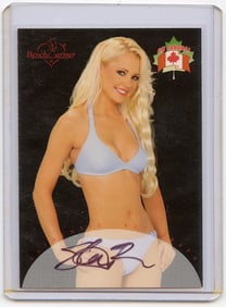 Autographed Rare Tradecard Pin Up Female STACY FUSON