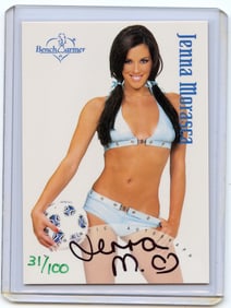Autographed Rare Tradecard Pin Up Female JENNA MORASCA
