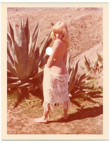 Vintage 1970s American Naturalism Nudism Female Model 4.5" x 3.5"