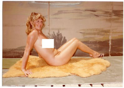 Vintage 1970s American Naturalism Nudism Female Model 4.5" x 3.5"