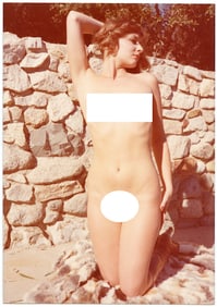 Vintage 1970s American Naturalism Nudism Female Model 4.5" x 3.5"