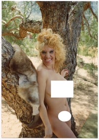 Vintage 1970s American Naturalism Nudism Female Model 4.5" x 3.5"