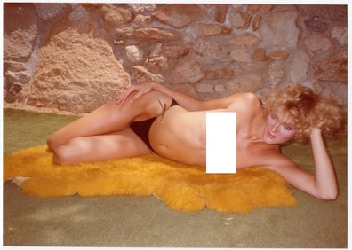 Vintage 1970s American Naturalism Nudism Female Model 4.5" x 3.5"