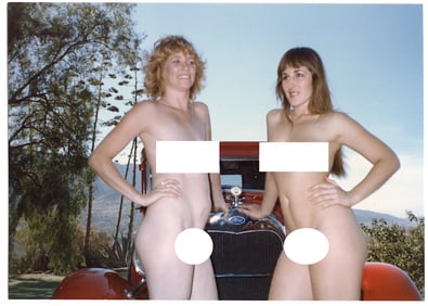 Vintage 1970s American Naturalism Nudism Female Model 4.5" x 3.5"
