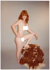 Vintage 1970s American Naturalism Nudism Female Model 4.5" x 3.5"